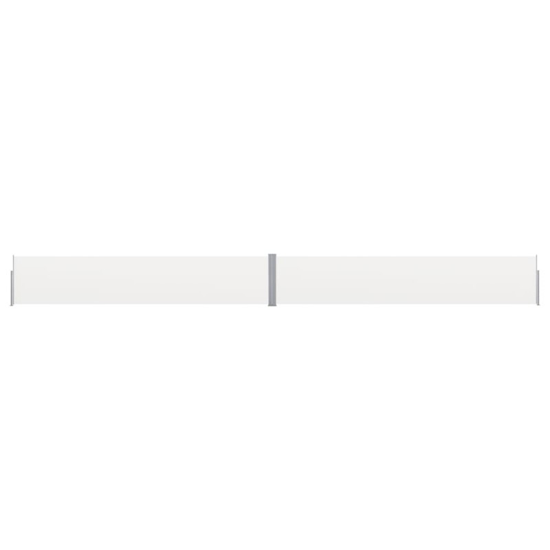 vidaXL Tenda Laterale Retrattile per Patio 140x1200 cm Crema