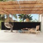 Tenda Laterale Retrattile per Patio 117x600 cm Nera Tenda Laterale Retrattile per Patio 117x600 cm Nera