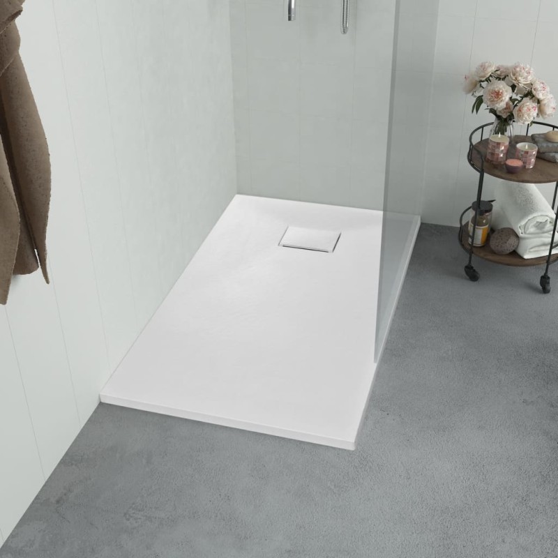 Piatto Doccia in SMC Bianco 80x80 cm Piatto Doccia in SMC Bianco 80x80 cm