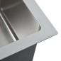 Lavello da Cucina Lavorato a Mano in Acciaio Inox Lavello da Cucina Lavorato a Mano in Acciaio Inox