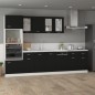 Armadio con Cassetto Nero 80x46x81,5 cm in Truciolato Armadio con Cassetto Nero 80x46x81,5 cm in Truciolato