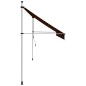 Tenda da Sole Retrattile Manuale 400 cm Arancione e Marrone Tenda da Sole Retrattile Manuale 400 cm Arancione e Marrone