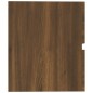 Mobile Lavabo Rovere Marrone 60x38,5x45 cm in Legno Multistrato Mobile Lavabo Rovere Marrone 60x38,5x45 cm in Legno Multistrato