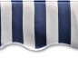 vidaXL Tenda Parasole in Tela Blu e Bianco 4x3m (Telaio non Incluso) vidaXL Tenda Parasole in Tela Blu e Bianco 4x3m (Telaio non Incluso)