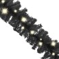 Ghirlanda Natalizia con Luci a LED 20 m Nera Ghirlanda Natalizia con Luci a LED 20 m Nera