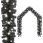 Ghirlanda Natalizia con Luci a LED 10 m Nera Ghirlanda Natalizia con Luci a LED 10 m Nera