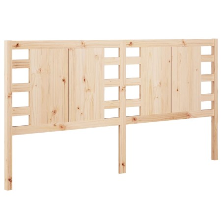 Testiera per Letto 156x4x100 cm in Legno Massello di Pino