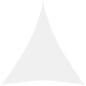 Parasole a Vela Oxford Triangolare 5x6x6 m Bianco Parasole a Vela Oxford Triangolare 5x6x6 m Bianco