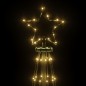 Albero di Natale con Puntale Bianco Caldo 108 LED 180 cm Albero di Natale con Puntale Bianco Caldo 108 LED 180 cm