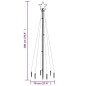 Albero di Natale con Puntale Bianco Caldo 108 LED 180 cm Albero di Natale con Puntale Bianco Caldo 108 LED 180 cm