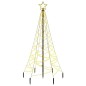 Albero di Natale con Puntale Bianco Caldo 200 LED 180 cm Albero di Natale con Puntale Bianco Caldo 200 LED 180 cm