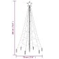 Albero di Natale con Puntale Bianco Caldo 200 LED 180 cm Albero di Natale con Puntale Bianco Caldo 200 LED 180 cm