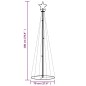 vidaXL Albero di Natale a Cono Bianco Caldo 108 LED 70x180 cm