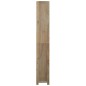 Libreria a 7 Ripiani 80x30x200 cm in Legno Massello di Acacia Libreria a 7 Ripiani 80x30x200 cm in Legno Massello di Acacia