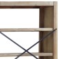 Libreria a 7 Ripiani 80x30x200 cm in Legno Massello di Acacia Libreria a 7 Ripiani 80x30x200 cm in Legno Massello di Acacia