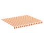 Tessuto di Ricambio per Tenda da Sole Giallo e Arancio 3x2,5 m Tessuto di Ricambio per Tenda da Sole Giallo e Arancio 3x2,5 m