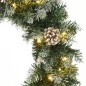 Ghirlanda Natalizia con Luci LED Verde 45 cm PVC Ghirlanda Natalizia con Luci LED Verde 45 cm PVC