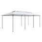 Gazebo 600x298x270 cm Bianco 180g/m² Gazebo 600x298x270 cm Bianco 180g/m²