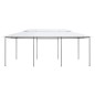Gazebo 600x298x270 cm Bianco 180g/m² Gazebo 600x298x270 cm Bianco 180g/m²