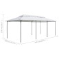 Gazebo 600x298x270 cm Bianco 180g/m² Gazebo 600x298x270 cm Bianco 180g/m²