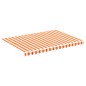 vidaXL Tessuto Ricambio per Tenda da Sole Giallo e Arancio 3,5x2,5 m vidaXL Tessuto Ricambio per Tenda da Sole Giallo e Arancio 3,5x2,5 m