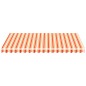 vidaXL Tessuto Ricambio per Tenda da Sole Giallo e Arancio 3,5x2,5 m vidaXL Tessuto Ricambio per Tenda da Sole Giallo e Arancio 3,5x2,5 m