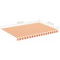 vidaXL Tessuto Ricambio per Tenda da Sole Giallo e Arancio 3,5x2,5 m vidaXL Tessuto Ricambio per Tenda da Sole Giallo e Arancio 3,5x2,5 m