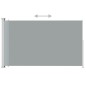 vidaXL Tenda Laterale Retrattile per Patio 200x300 cm Grigia vidaXL Tenda Laterale Retrattile per Patio 200x300 cm Grigia