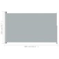 vidaXL Tenda Laterale Retrattile per Patio 200x300 cm Grigia vidaXL Tenda Laterale Retrattile per Patio 200x300 cm Grigia