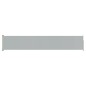 Tenda Laterale Retrattile per Patio 117x600 cm Grigia
