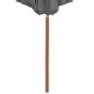 Ombrellone da Esterni con Palo in Legno 300 cm Antracite Ombrellone da Esterni con Palo in Legno 300 cm Antracite
