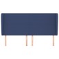 Testiera ad Orecchio Blu 203x23x118/128 cm in Tessuto