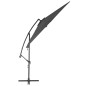 vidaXL Ombrellone a Sbalzo Palo in Alluminio 300 cm Antracite vidaXL Ombrellone a Sbalzo Palo in Alluminio 300 cm Antracite
