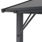 Gazebo con Tetto in Alluminio 4x3x2,6 m Nero Gazebo con Tetto in Alluminio 4x3x2,6 m Nero