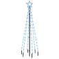 Albero di Natale con Puntale Blu 108 LED 180 cm Albero di Natale con Puntale Blu 108 LED 180 cm