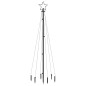 Albero di Natale con Puntale Blu 108 LED 180 cm Albero di Natale con Puntale Blu 108 LED 180 cm