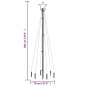 Albero di Natale con Puntale Blu 108 LED 180 cm Albero di Natale con Puntale Blu 108 LED 180 cm