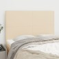 Testiere 4 pz Crema 72x5x78/88 cm in Tessuto Testiere 4 pz Crema 72x5x78/88 cm in Tessuto