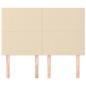Testiere 4 pz Crema 72x5x78/88 cm in Tessuto Testiere 4 pz Crema 72x5x78/88 cm in Tessuto