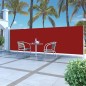 Tenda da Sole Laterale Retrattile 160 x 500 cm Rossa Tenda da Sole Laterale Retrattile 160 x 500 cm Rossa