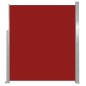 Tenda da Sole Laterale Retrattile 160 x 500 cm Rossa Tenda da Sole Laterale Retrattile 160 x 500 cm Rossa