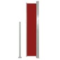 Tenda da Sole Laterale Retrattile 160 x 500 cm Rossa Tenda da Sole Laterale Retrattile 160 x 500 cm Rossa