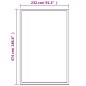 Serra in Alluminio 481x250x195 cm 23,44 m³ Serra in Alluminio 481x250x195 cm 23,44 m³