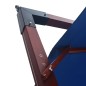 Ombrellone a Sbalzo con Palo in Legno 400x300 cm Blu Ombrellone a Sbalzo con Palo in Legno 400x300 cm Blu