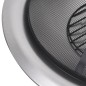 vidaXL Braciere da Giardino con Griglia in Acciaio Inox 76 cm vidaXL Braciere da Giardino con Griglia in Acciaio Inox 76 cm