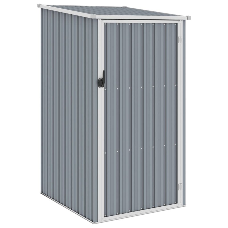 vidaXL Capanno da Giardino Grigio 87x98x159 cm in Acciaio Zincato vidaXL Capanno da Giardino Grigio 87x98x159 cm in Acciaio Zincato