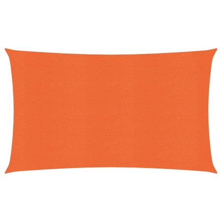 vidaXL Vela Parasole 160 g/m² Arancione 2x5 m in HDPE