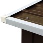 Capannone in Acciaio Zincato 172x91x154 cm Marrone Capannone in Acciaio Zincato 172x91x154 cm Marrone