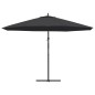 Ombrellone a Sbalzo con Palo in Alluminio 350 cm Nero Ombrellone a Sbalzo con Palo in Alluminio 350 cm Nero