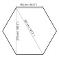 Gazebo da Giardino 323x275x265 cm Antracite Gazebo da Giardino 323x275x265 cm Antracite